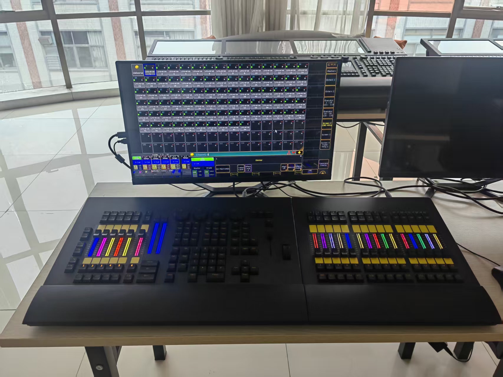 rental grade stage lighting console