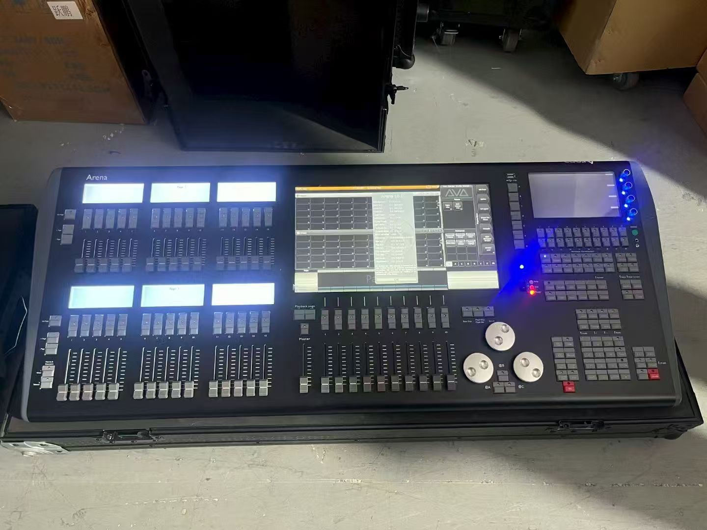 network stage lighting control system