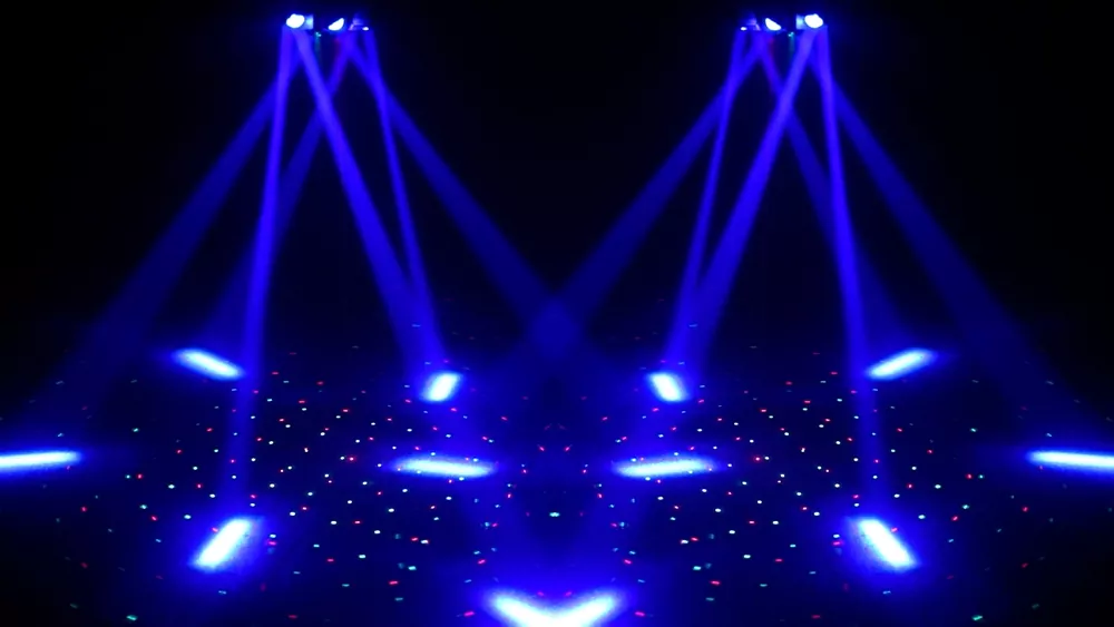 six‑arms moving head light