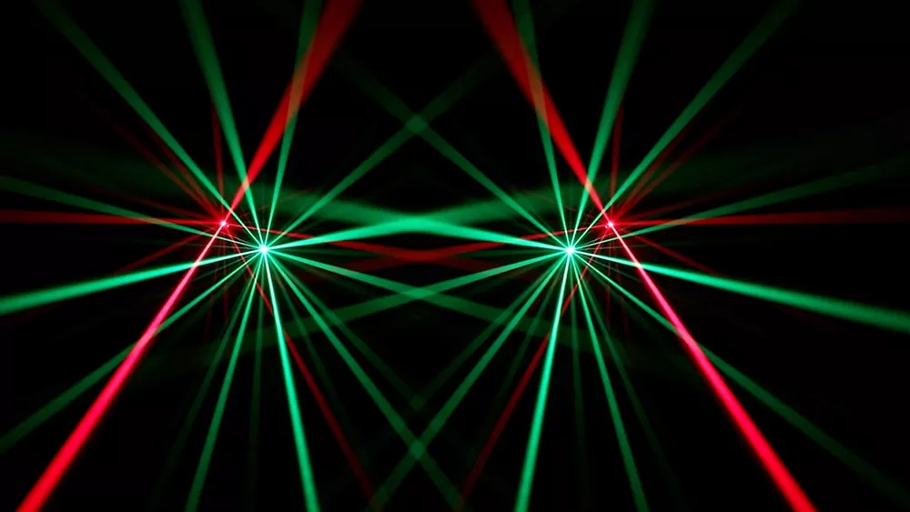 multi‑arm multi‑effect stage light