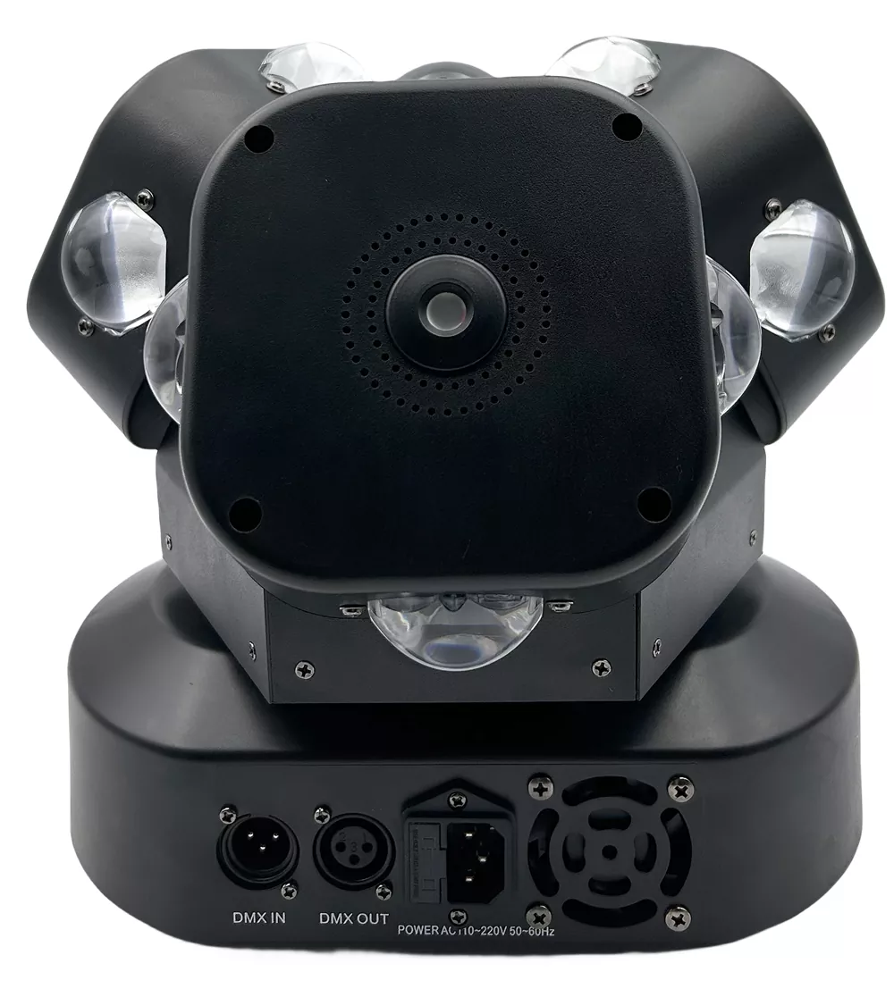 Truss Hanging Installation Demo For The 180W 3‑Arm Hot‑Heels Multi‑Effect Moving Head Light