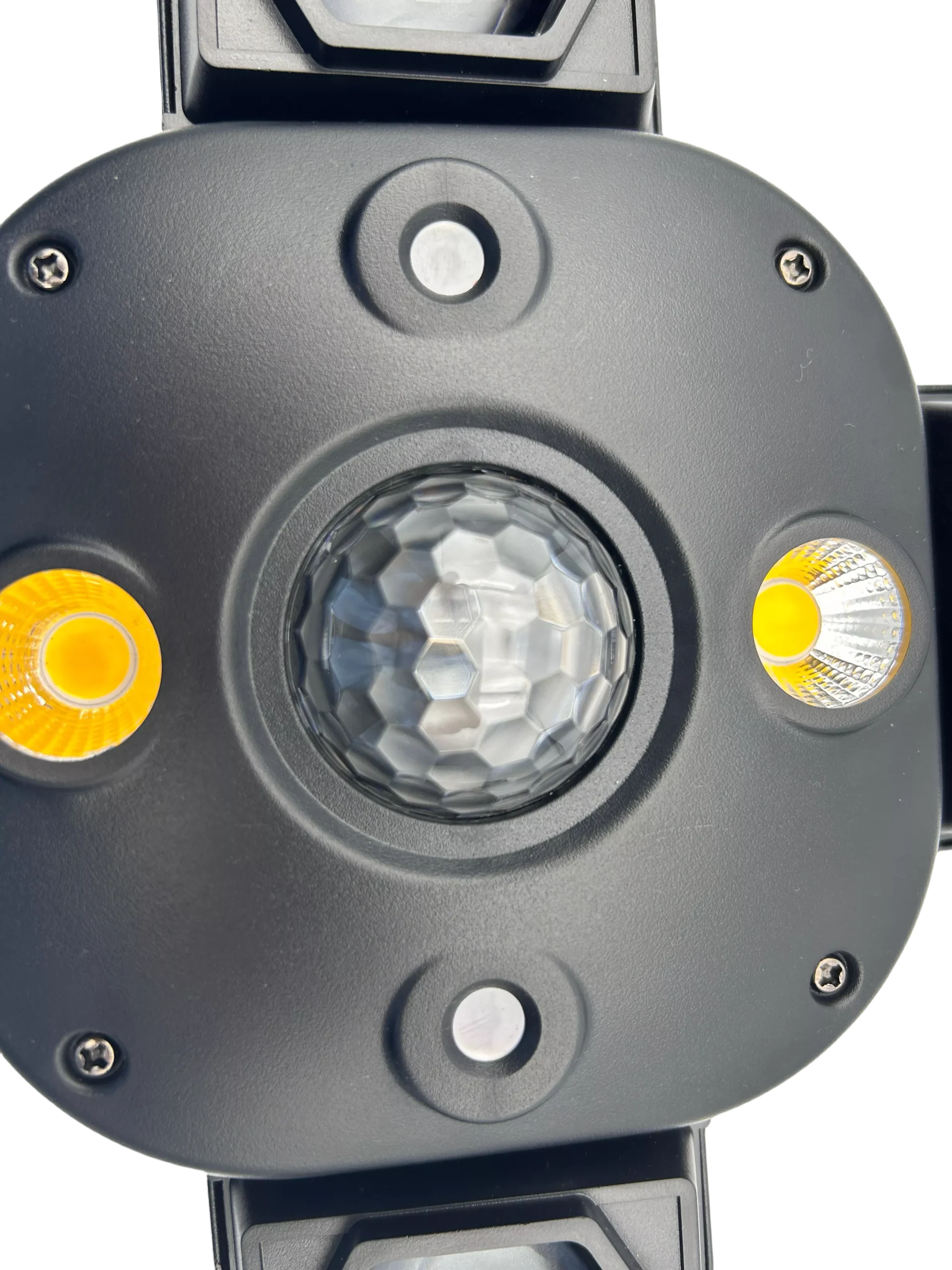 Live Mixed Beam‑Laser‑Strobe Effect Output From The 80W Mini 4‑Arm Multi‑Effect Moving Head Light