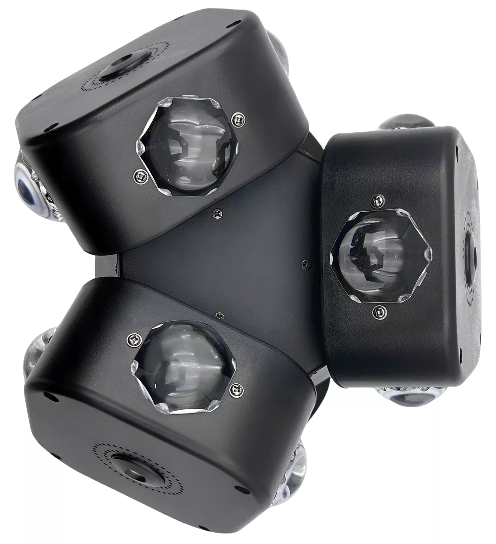 Three‑Arm Optical Module Close‑Up Of The 180W 3‑Arm Hot‑Heels Multi‑Effect Moving Head Light